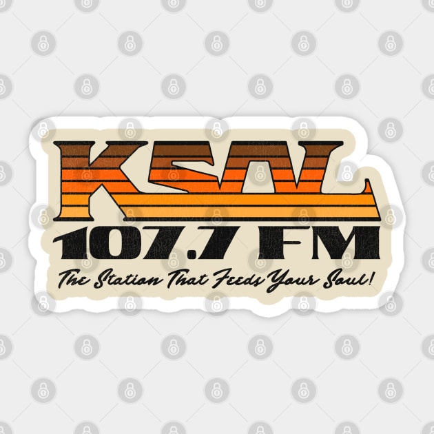 KSOL 107.7 SOUL Bay Area Defunct Radio Station Sticker by darklordpug